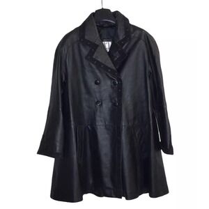 Vintage Excelled Leather Jacket Small 2 Button Women's Ladies‎
